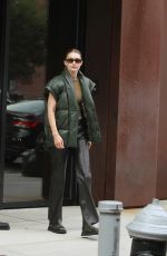 GIGI HADID Leaves Her Apartment in New York 09/12/2021