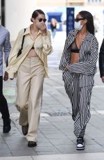 GIGI HADID Leaves Max Mara Fashion Show in Milan 09/23/2021