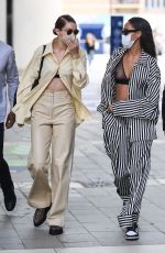 GIGI HADID Leaves Max Mara Fashion Show in Milan 09/23/2021