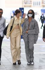GIGI HADID Leaves Max Mara Fashion Show in Milan 09/23/2021