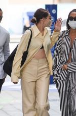 GIGI HADID Leaves Max Mara Fashion Show in Milan 09/23/2021