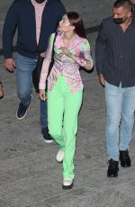 GIGI HADID Leaves Versace Fashion Show in Milan 09/24/2021
