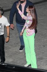 GIGI HADID Leaves Versace Fashion Show in Milan 09/24/2021
