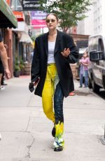 GIGI HADID Out and About in New York 09/08/2021