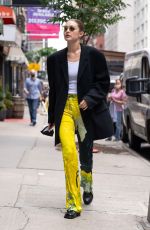 GIGI HADID Out and About in New York 09/08/2021