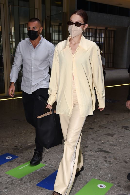 GIGI HADID Out at 2021 Milan Fashion Week 09/22/2021