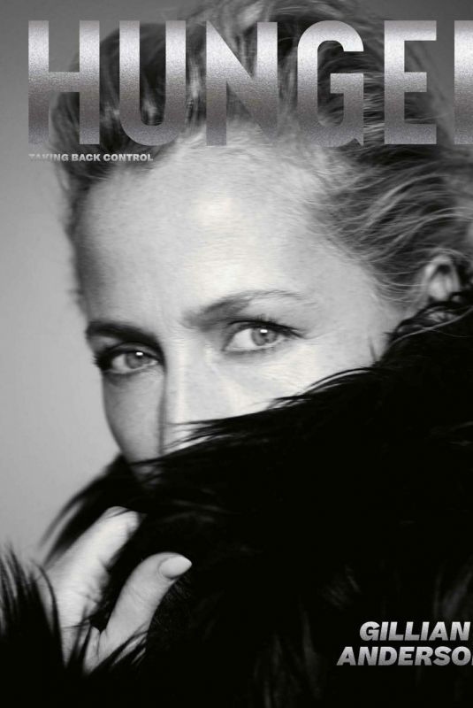 GILLIAN ANDERSON for Hunger Magazine, Taking Back Control Issue 2021