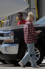 GWEN STEFANI Arrives in Los Angeles via Private Jet 09/06/2021