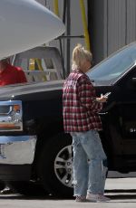 GWEN STEFANI Arrives in Los Angeles via Private Jet 09/06/2021