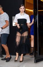 HAILEE STEINFELD Leaves Her Hotel in New York 09/12/2021