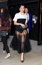 HAILEE STEINFELD Leaves Her Hotel in New York 09/12/2021