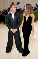 HAILEY and Justin BIEBER at 2021 Met Gala in New York 09/13/2021