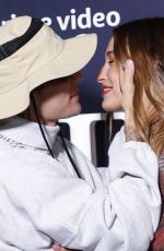 HAILEY and Justin BIEBER at Premiere of Justin