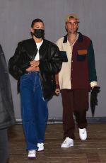 HAILEY and Justin BIEBER at Sushi Park in West Hollywood 08/31/2021