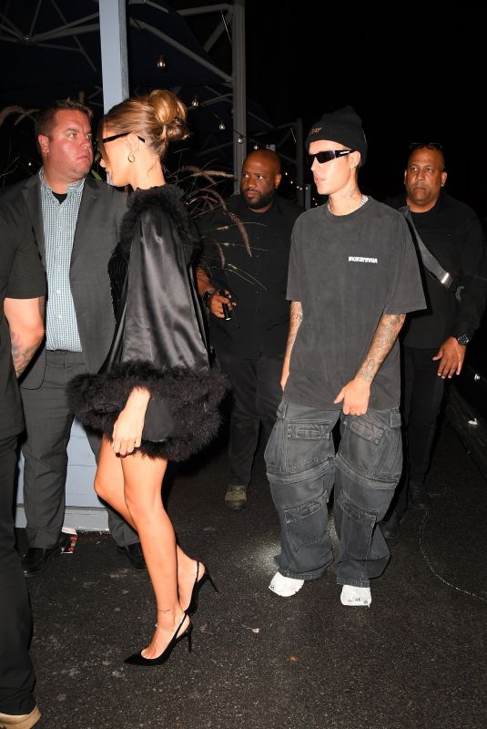 HAILEY and Justin BIEBER Heading to Met Gala Afterparty in New York 09/13/2021
