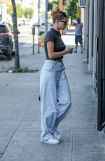 HAILEY BIEBER Arrives at an Acting Studio in Los Angeles 09/03/2021