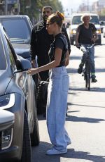 HAILEY BIEBER Arrives at an Acting Studio in Los Angeles 09/03/2021