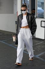 HAILEY BIEBER at a Medical Building in Beverly Hills 09/02/2021