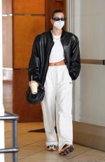 HAILEY BIEBER at a Medical Building in Beverly Hills 09/02/2021