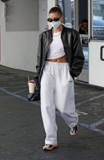 HAILEY BIEBER at a Medical Building in Beverly Hills 09/02/2021