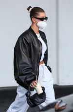HAILEY BIEBER at a Medical Building in Beverly Hills 09/02/2021