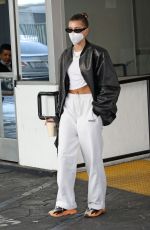 HAILEY BIEBER at a Medical Building in Beverly Hills 09/02/2021