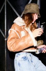 HAILEY BIEBER at The Nice Guy in West Hollywood 09/26/2021