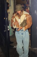 HAILEY BIEBER at The Nice Guy in West Hollywood 09/26/2021