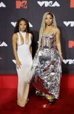 HALLE and CHLOE BAILEY at 2021 MTV Video Music Awards in Brooklyn 09/12/2021