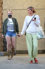 HAYDEN PANETTIERE with a Friend at a Grocery Store in Brentwood 09/18/2021