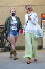 HAYDEN PANETTIERE with a Friend at a Grocery Store in Brentwood 09/18/2021