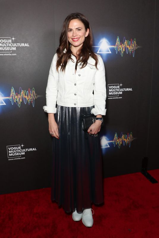 HAYLEY ATWELL at Pink Floyd Exhibition in Los Angeles 09/02/2021