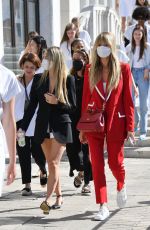 HEIDI and LENI KLUM Out in Venice 08/27/2021