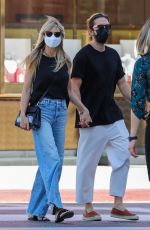HEIDI KLUM and Tom Kaulitz Out Shopping in Beverly Hills 09/22/2021