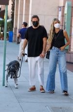 HEIDI KLUM and Tom Kaulitz Out Shopping in Beverly Hills 09/22/2021