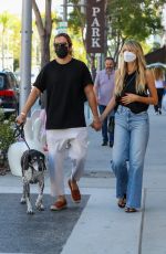 HEIDI KLUM and Tom Kaulitz Out Shopping in Beverly Hills 09/22/2021