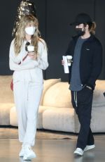 HEIDI KLUM and Tom Kaulitz Shopping for Furniture at Edra in West Hollywood 09/29/2021