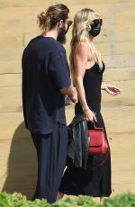 HEIDI KLUM Celebrates Labor Day at Nobu Sushi in Malibu 09/06/2021