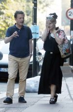 HELENA BONHAM CARTER Out and About in London 09/08/2021