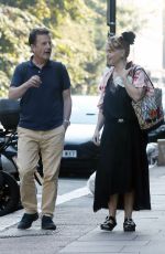 HELENA BONHAM CARTER Out and About in London 09/08/2021