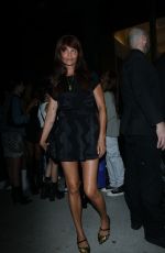 HELENA CHRISTENSEN Out at New York Fashion Week 09/08/2021