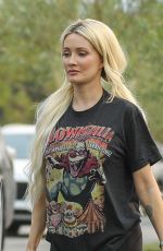 HOLLY MADISON and BRIDGET MARQUARDT at a Mall in Calabasas 09/23/2021