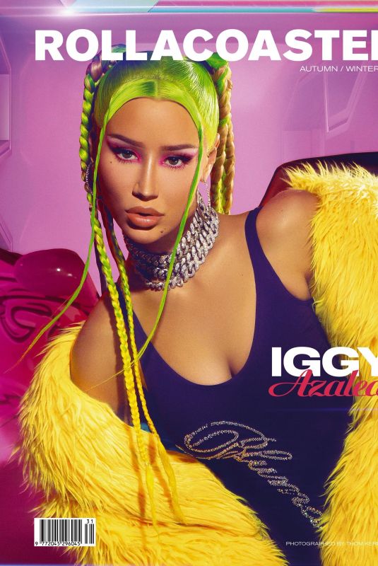 IGGY AZALEA on the Cover of Rollacoaster Magazine, Autumn/Winter 2021