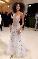 IMAAN HAMMAM at 2021 Met Gala in New York 09/13/2021