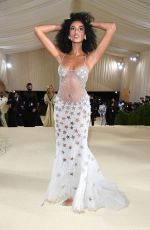 IMAAN HAMMAM at 2021 Met Gala in New York 09/13/2021