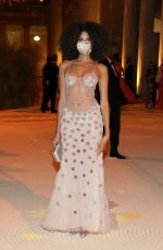 IMAAN HAMMAM at 2021 Met Gala in New York 09/13/2021