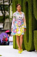 IRINA SHAY at Moschino SS22 Runway Show at New York Fashion Week 09/09/2021