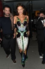 IRINA SHAYK Arrives at Thierry Mugler: Couturissime Photocall at Paris Fashion Week 09/28/2021