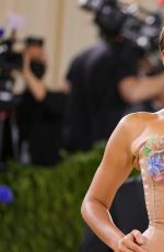 IRINA SHAYK at 2021 Met Gala in New York 09/13/2021