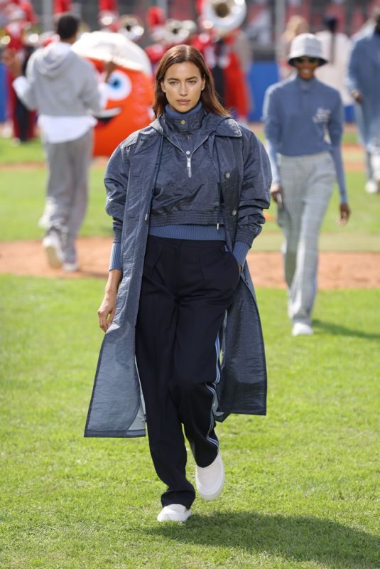 IRINA SHAYK at Boss x Russell Athletic Season 2 Fashion Show in Milan 09/23/2021